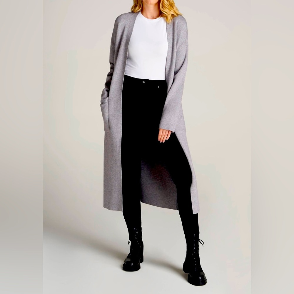 American Tall Long Belted  Cardigan